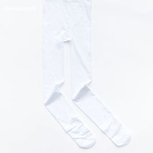 Ywhuansen Pure Kleur Fluwelen Panty Voor Meisjes Zomer Dunne Dansen Panty Kinderen Panty Met Anti-Slip patroon