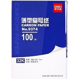 100 stuks carbon papier 32 K maat 18.5*12.7 cm 3 pcs rood carbon papier