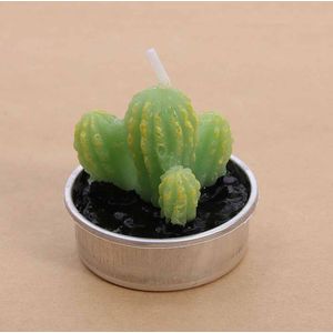 Kunstmatige Mini Cactus Druif Vorm Kaarsen Geurende Groene Planten Kaars Voor Verjaardag Bruiloft Decoratie