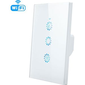 Tuya Smart Levensduur Led Dimmer Wifi Smart Light Touch Schakelaar Dimmen Compatibel Alexa Google Thuis Dimbare 110V 220 us Eu Uk