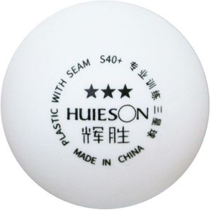 100 Stks/pak Witte 3 Ster Materiaal Milieu Ping Pong Bal S40 + 2.8G Abs Plastic Tafeltennis ballen Voor Concurrentie