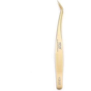 Vetus 1Pc Ycs Serie Rvs Wimper Extension Pincet Tang Professionele Pincet Matte Precisie Lash Extension Tool