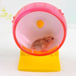 Stille Hamster Chinchilla Running Oefening Wiel Rack Kleine Pet Animal Hamster Cavia Sport Ballen Speelgoed Hamster Accessoires