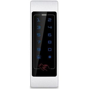 Toegang Controller Rfid 125Khz/13.56Mhz 4000 Gebruikers Metal Case Toetsenbord Met Achtergrondverlichting Enkele Deur Toegangscontrole Apparaat