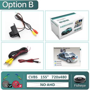 Greenyi 170 Graden Ahd 1920X1080P Voertuig Achteruitrijcamera Voor Mitsubishi Lancer Ex Auto