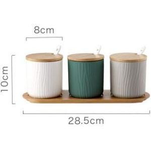 Nordic Kruiden Jar Set Peper Zout Cruet Containers Opslag Specerijen Spice Rack