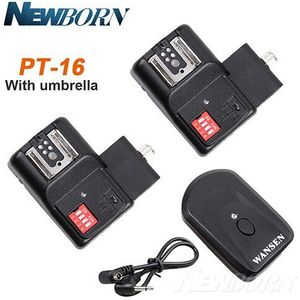 Wireless Flash Trigger + Ontvanger PT-16NE 16 Kanalen Met Paraplu Houder Voor Yongnuo Canon Nikon Pentax Behalve Voor Sony Camera