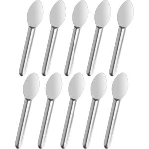 Capsule Vullen Spatel 10Pcs Rvs Lab Lepel Mini Scoop Voor Snelle Gel Cap Capsule Vullen Pil Filler Machine