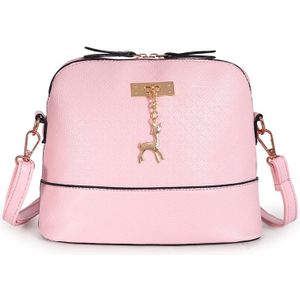 Vrouwen Messenger Bags Mini Pu Lederen Tas Met Herten Speelgoed Shell Vorm Zak Vrouwen Schoudertassen Dames Rits handtas