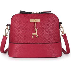 Vrouwen Messenger Bags Mini Pu Lederen Tas Met Herten Speelgoed Shell Vorm Zak Vrouwen Schoudertassen Dames Rits handtas