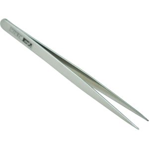 5.1 "Long Silver Tone Rvs Extra Fine Puntige Pincet