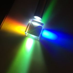 1pcs 20*20*17mm Photography of Rainbow Glass with Light Cube Colour Splitting Prism