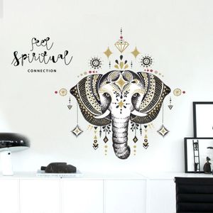 Olifant Muurstickers Woonkamer Decoraties Diy Home Decals Dieren Muurschilderingen Pvc Print Posters