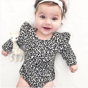 Winter Baby Meisje Luipaard Rompertjes Herfst Prinses Pasgeboren Baby Kleding Voor 0-2Y Meisjes Lange Mouwen Jumpsuit Kids Outfits Kleding