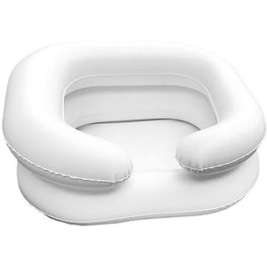 Draagbare Haar Wastafel Met Afvoer Buis Voor Gehandicapten Opblaasbare Shampoo Wastafel Bad Bed Rest Verpleging Aid Sink Shampoo lade