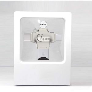 Ingelon 2 In 1 Micro Usb 2.0 Kaartlezer Smart Microsd Sdhc/Sdxc Tf Card Usb Memory Kaartlezer Micro sd Usb Adapter Voor Iphone