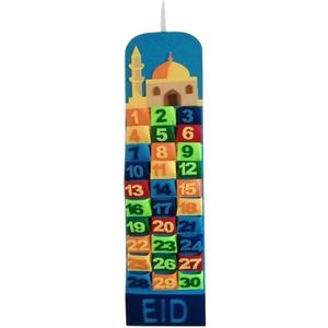 Ramadan-kalender, Eid Mubarak-decoratie, Doe-het-zelf Ramadan Kalender Eid Mubarak Decoratie Doe Het Zelf Ramadan Kalender Van Hout Aftelkalenderornament Gebed Decoratie Woonkamer Ramadan Geschenken Voor Kinderen