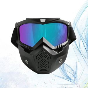 1Pc Motorfiets Gezichtsmasker Motor Bril Off-Road Apparatuur Helm Goggles Voor Tieners Mannen
