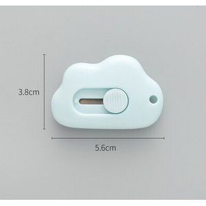 Cute Animal Konijn Cloud Mini Draagbare Mes Papiersnijder Snijden Papier Scheermesje Kantoorbenodigdheden Escolar Papelaria