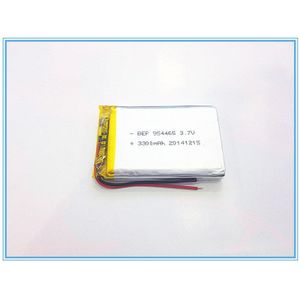 Beste batterij 3.7 V, 3300mAH 954465 polymer lithium ion/Li-Ion batterij voor model vliegtuigen, GPS, mp3, mp4, mobiele telefoon, luidspreker, bl