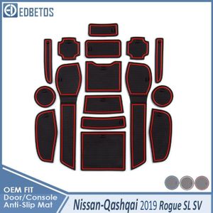 Anti-Vuil Pad Voor Nissan Qashqai Rogue Sl Sv Accessoires Deur Groef Poort Slot Coaster Anti-slip Mat Auto-interieurs