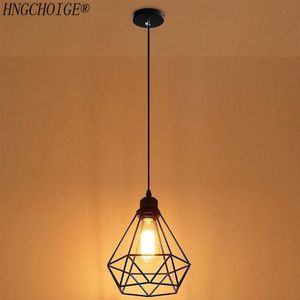 Lampenkap Hanglamp Decor Indutrial Draad Kooi Stijl Retro Vogelkooi Stijl Plafond Metalen Fit Voor Thuis