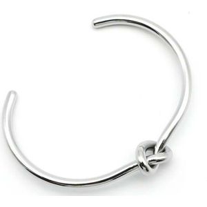 Huanzhi Rose Goud Metaal Koper Plated Knoop Gedraaide Armbanden Voor Vrouwen Meisje Bangle Partij Sieraden
