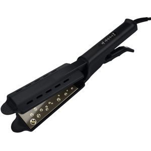 Stijltang Vier-Gear Temperatuur Aanpassing Keramische Toermalijn Ionische Flat Iron Stijltang Alisadoras De Cabello
