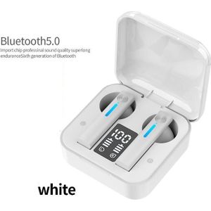 T13 Oortelefoon Bluetooth Draadloze Running Bass Noise Annuleren Led Tws Smart 3d Touch Met Microfoon