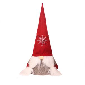 Kerst Decoraties Voor Thuis Kerst Niet-geweven Faceless Man Pop Die Ornamenten Schattige Pop Xmas Boom Grote Toppers