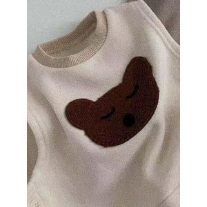 Baby Plus Fluwelen Vest Dikker Baby Warm Vest Jongens Leuke Dier Vest Voor Baby Meisje Warm Vest Mouwloze Kids Tops