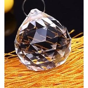 Hoge Refractieve 40 Mm Glas Facet Crystal Ball Voor Kroonluchter Opknoping Hanglamp Bal Diy Accessoires