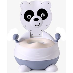 Leuke Panda Baby Potje Wc Kom Training Toiletbril Kinderen Pot Kids Ondersteek Draagbare Urinoir Comfortabele Rugleuning Potten