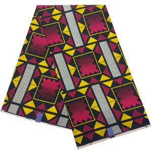 Mode Ankara Prints Batik Stof Echte Wax Tissu Beste Afrikaanse Naaien Materiaal Voor Vrouw Jurk 6 Yards