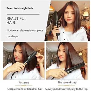Verbreden Panel Stoom Stijltang Keramische Toermalijn Ionische Stijltang Flat Iron Salon Tool Hair Silky Straight Styling