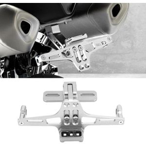 Universele Aluminium Motorfiets Verstelbare Led Kentekenplaat Houder Motor Beugel Nummerplaat Ondersteuning