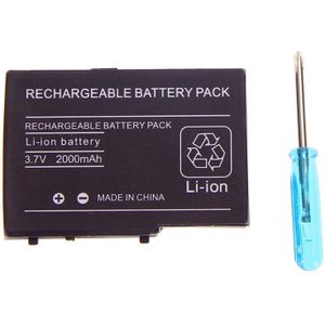 2 Pc 3.7V 2000 Mah Oplaadbare Lithium-Ion Batterij Voor Nintendo Dsl Nds Lite + Tool Pack Kit