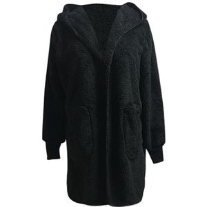Herfst nl winter modus vrouwen jacke in de lange sectie van twee kanten dragen anti-bont warm casual dame jas