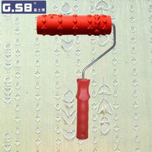 Rubber Roller 7 Netto Patroon Verfroller voor Wanddecoratie GSB gereedschappen 128 Verf tool