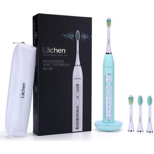 Elektrische Tandenborstel Sonische Tandenborstel Met 4 Opzetborstels En Timer 3 Modes 3 Vibratie Niveaus Voor Oral Care Met Reizen tas
