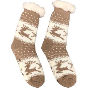Vrouwen Thuis Sokken Kerst Super Dikke Sokken Winter Lui Thermische Cozy Fuzzy Slipper Sokken Zweet-Absorberende Fleece Gevoerde non-Slip