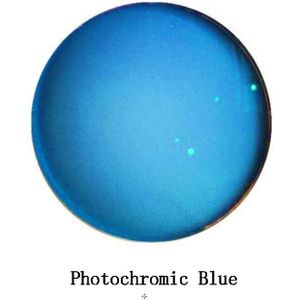 1.56 Meekleurende Roze Blauw Zonnebril Lens Enkele Visie Lens 0 ~-6.0 Bijziendheid Optische Recept Lenzen Voor Brillen UV400
