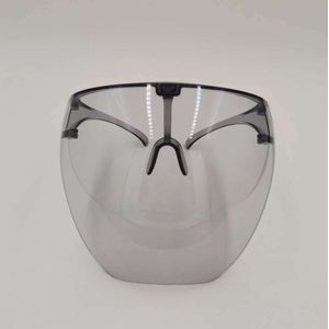 All-In-One Hd Transparante Anti-Fog En Anti-Splash Beschermende Masker Met Afneembare Neus Ondersteuning multi-color Bril