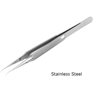 Precisie Titanium Legering/Rvs Fly Lijn 0.15Mm Vingerafdruk Pincet Elektronische Componenten Rechte/Gebogen Tip Pincet