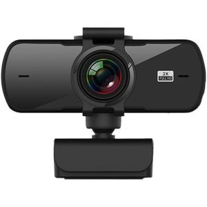 2K Webcam Usb Live Private Model Schoonheid Autofocus Computer Camera Gratis Rijden Met Mic Privacy Cover