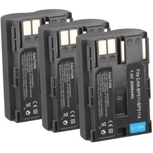 Batterij BP-511 BP 511 BP511 BP511A BP-511A Batterij Of LCD USB Lader voor Canon EOS 50D 40D 30D 20Da 20D 10D 5D 300D