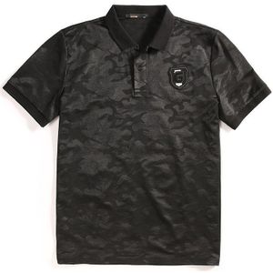 Plus Size Polo Shirt Mannen Gxxh Revers Zwart Donker Camouflage Shirt Zomer Casual Korte Mouw Polo Shirt Mannen Camisa Polo masculina