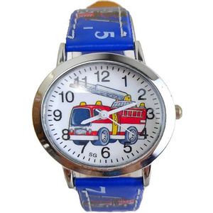 Brandweerwagen Kids Horloge Leven Waterdichte Kinderen Horloges Studentenprijs Klok Voor Jongens Meisjes Birthday Party