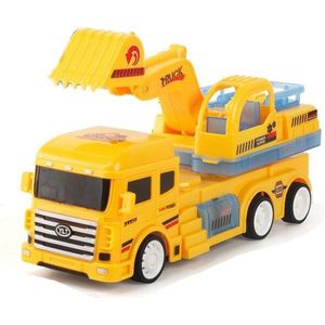 Bouw Graafmachine Speelgoed Vrachtwagen Met Geluid En Licht Kinderen Speelgoed 1:24 Schaal