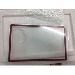 Rode Kleur Vervanging Top Oppervlak Glas voor 3DS LL XL 3 dsxl 3 dsll Screen Outer Lens Cover Reparatie deel